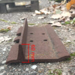 Płyty/ klepki gąsienic 400 mm x 180 mm
