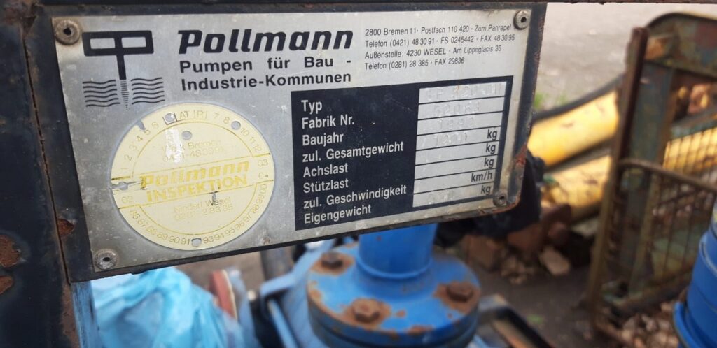 Pompa Pollmann SP 520DH