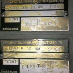 Rozdzielacz z koparki EDER M 805 – zawory sterowania