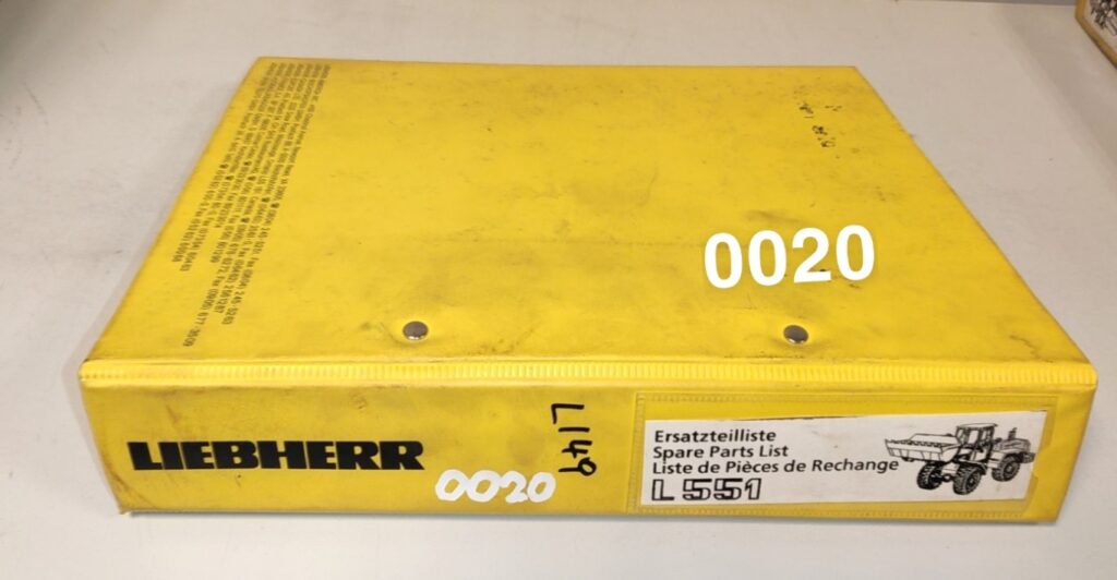 Liebherr L551 Katalog części zamiennych
