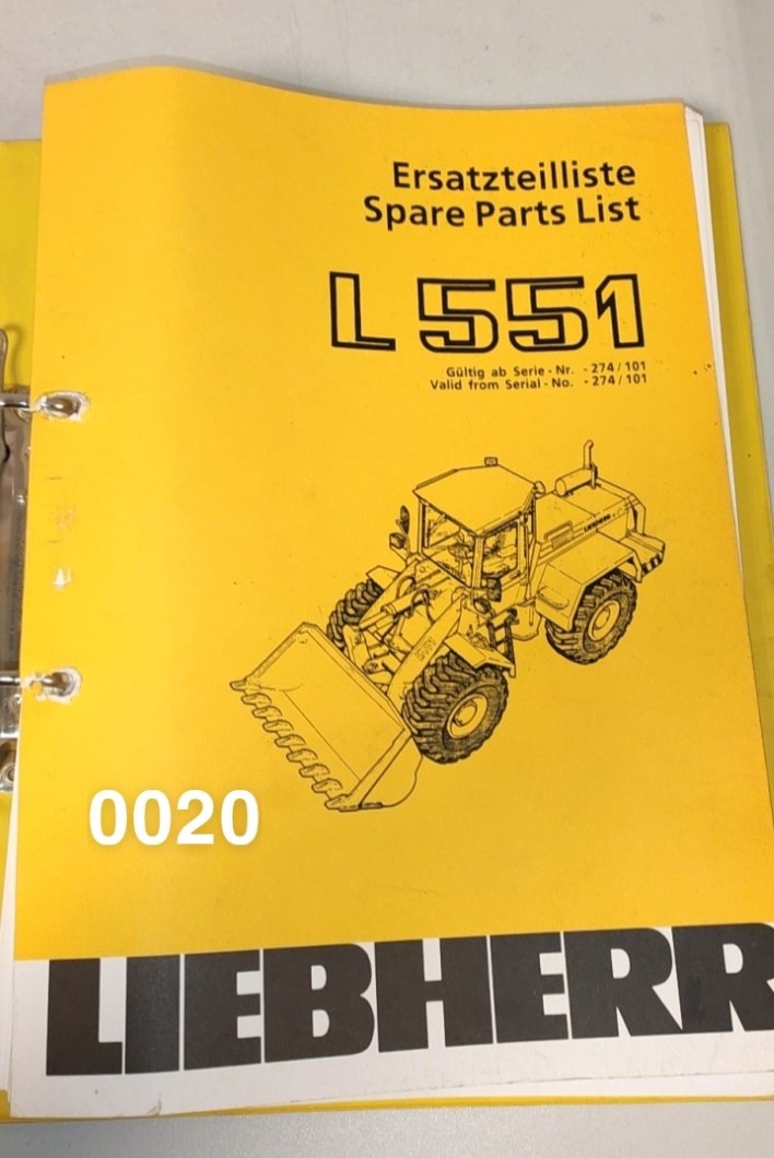 Liebherr L551 Katalog części zamiennych
