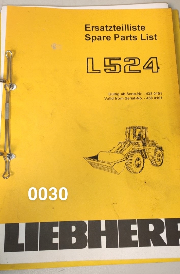 Liebherr L524 Katalog części zamiennych