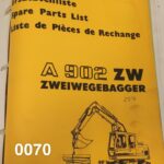 Liebherr A902 ZW A900 A912 katalog części zamiennych