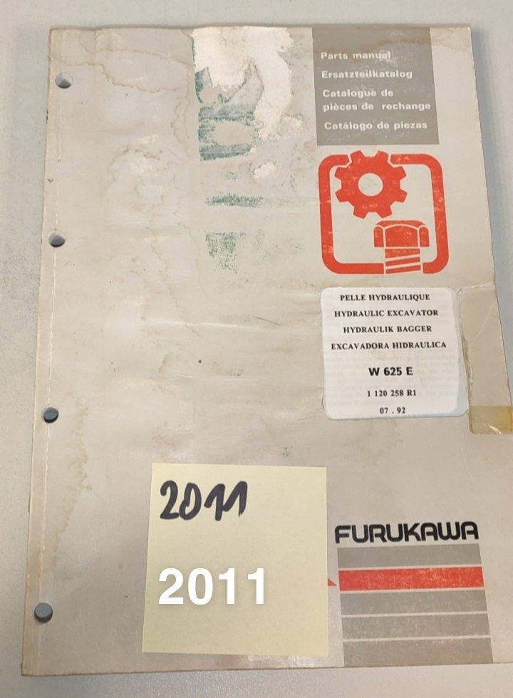 Furukawa W625E instrukcja obsługi + katalog części zamiennych DTR