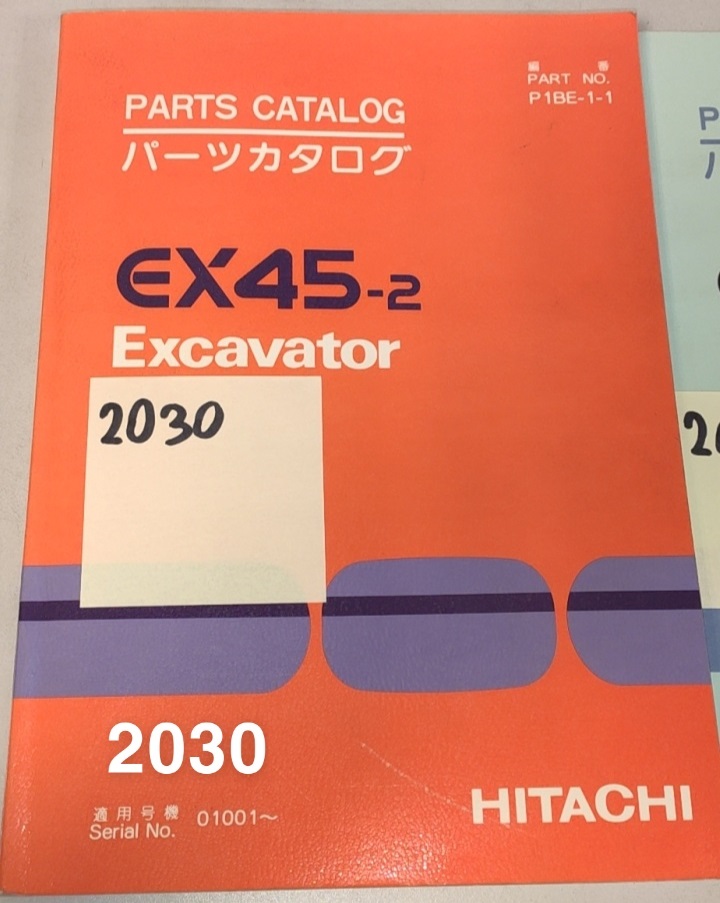 Hitachi EX45-2 Katalog części + instrukcja obsługi DTR