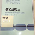 Hitachi EX45-2 Katalog części + instrukcja obsługi DTR