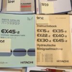 Hitachi EX45-2 Katalog części + instrukcja obsługi DTR