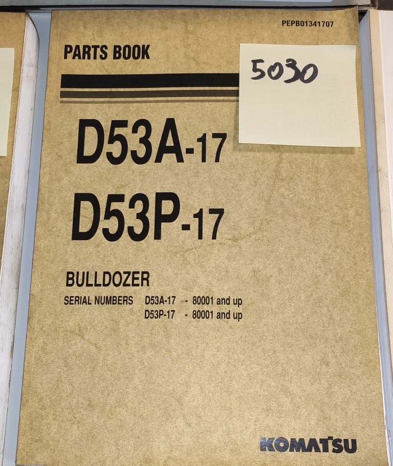 KOMATSU D53A-17 D53P-17 katalog części zamiennych