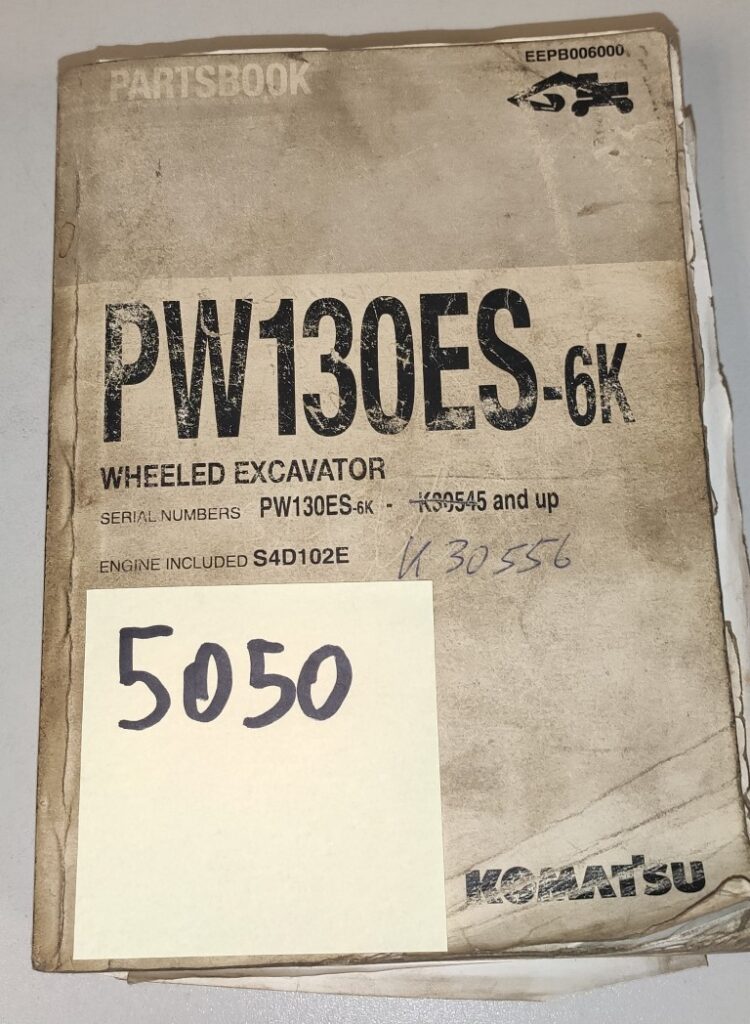 KOMATSU PW130ES-6K S4D102E (silnik) katalog części zamiennych