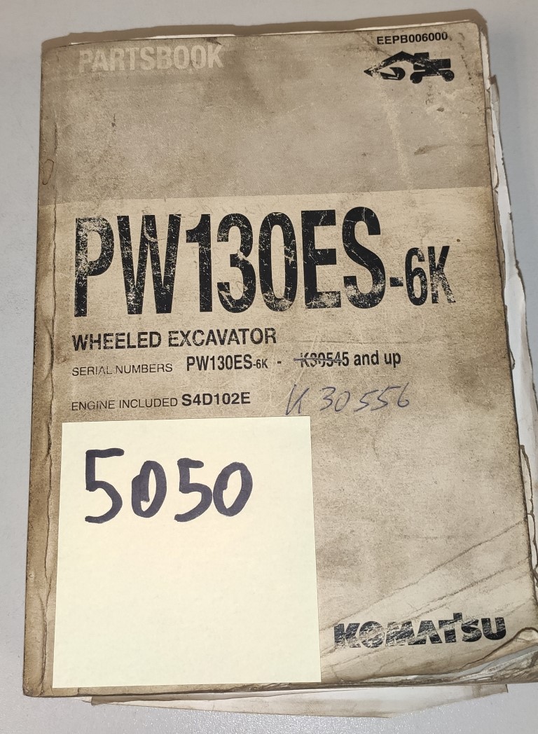 KOMATSU PW130ES-6K S4D102E (silnik) katalog części zamiennych