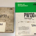 KOMATSU PW130-6K katalog części zamiennych + instukcja obsługi DTR