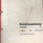 O&K L45 C ładowarka instrukcja obsługi + katalog części zamiennych