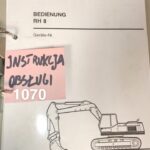 O&K RH8 Koparka gąsienicowa instrukcja obsługi + katalog części zamiennych DTR