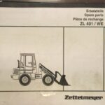 Katalog części zamiennych oraz instrukcja obsługi ZETTELMEYER ZL401 WE