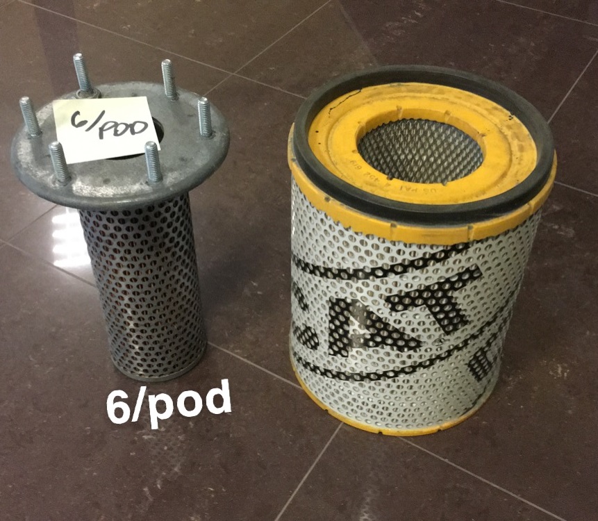 Filtr powietrza CAT 7W-3920 (zewnętrzny) + wkład 1S-1284 7W3920 1S1284 (4M-9378)