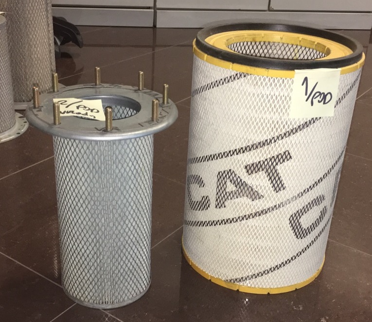 Filtr powietrza CAT 7W-5316 7W5316 (zewnętrzny) + wkład 1S1286